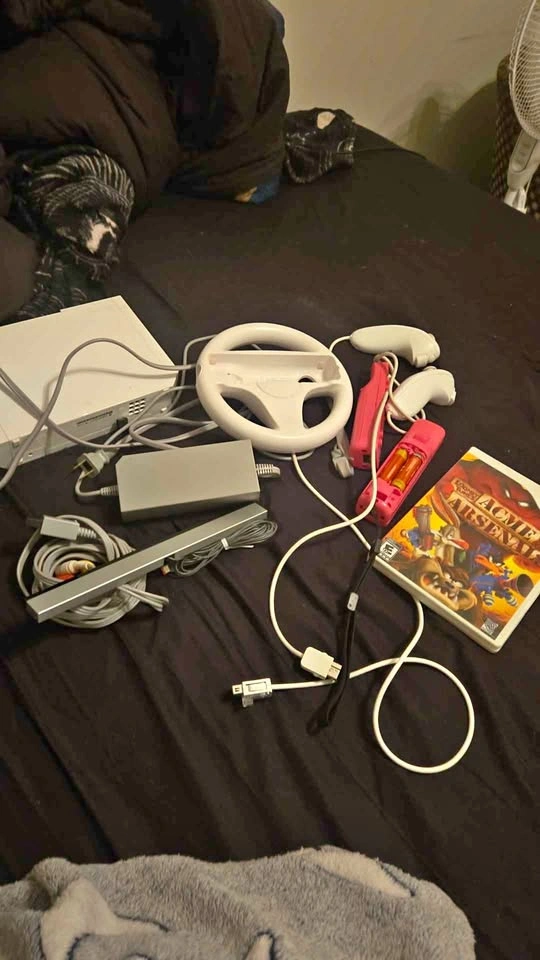 Wii console and accessories