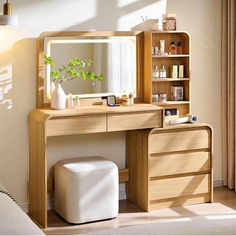 New in box-Vanity Desk with Mirror and Lights