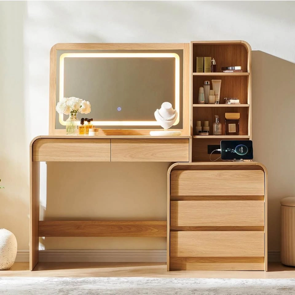 New in box-Vanity Desk with Mirror and Lights - photo 4