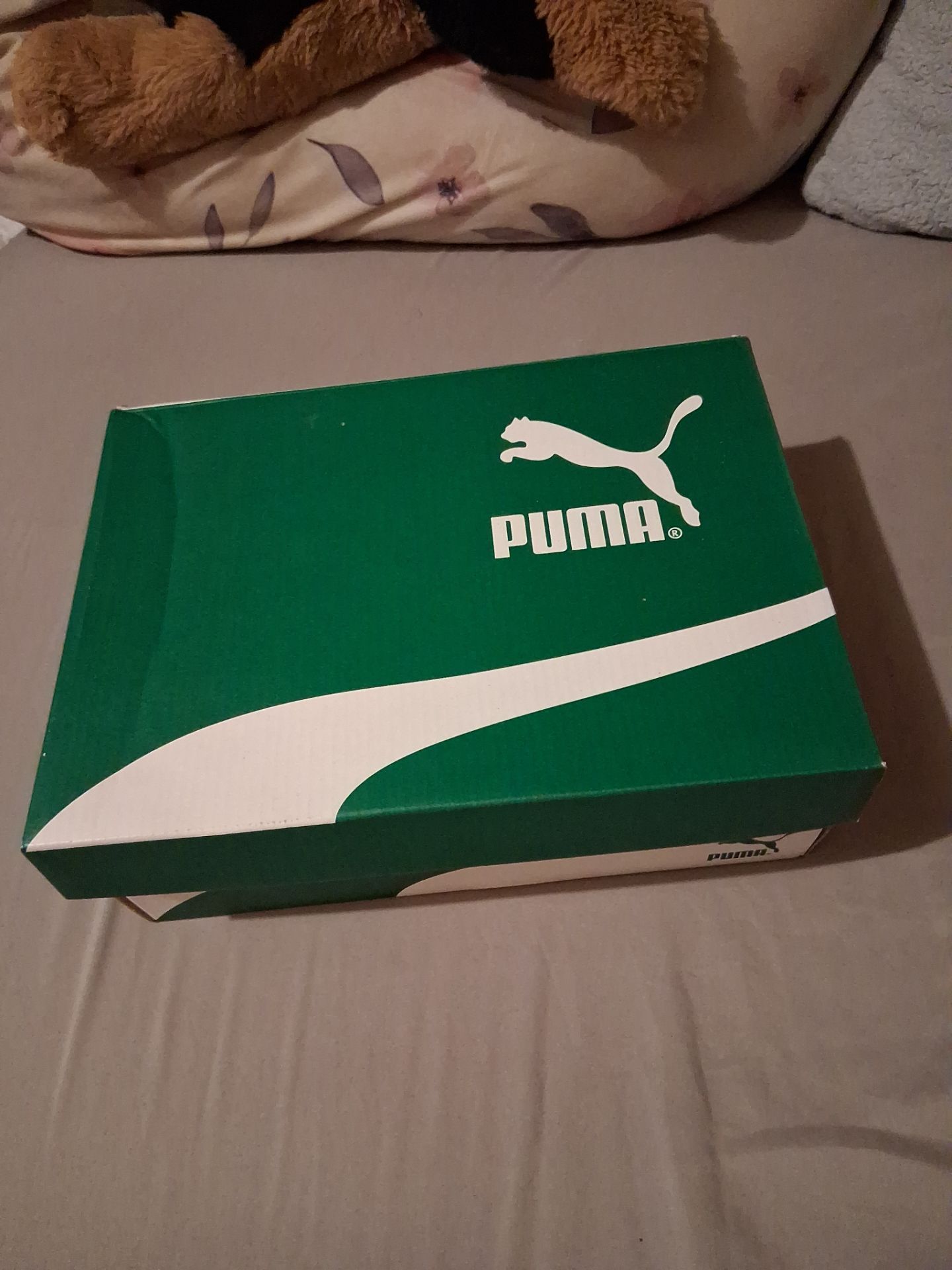 Puma white shoes