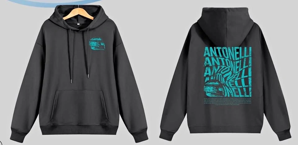 F1 Kimi Antonelli Custom Black Hoodie