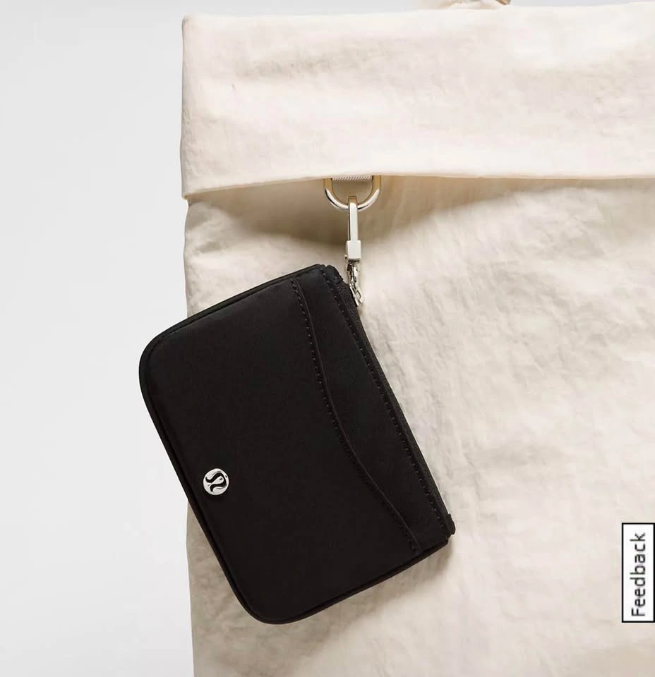 Lululemon Bundle of Never Lost Keychain and Clip On Wallet - photo 5
