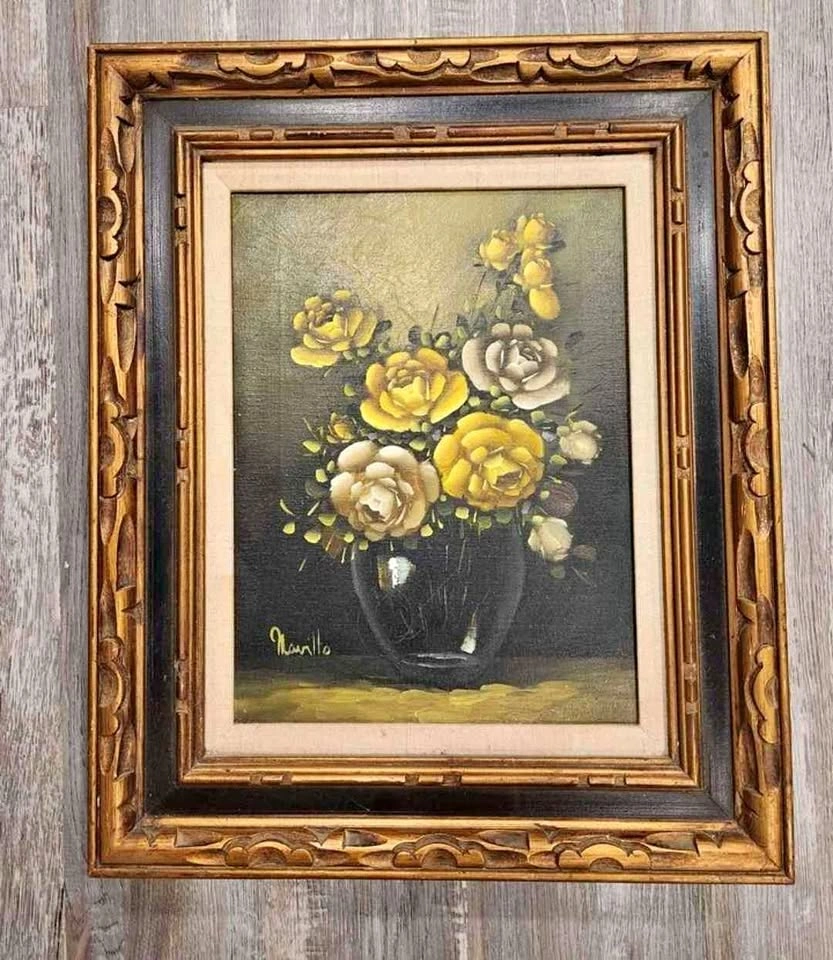 Vintage oil painting
