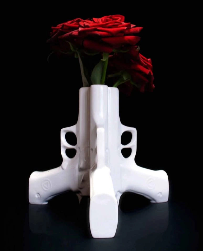 Best offer Rare vintage 3 gun/ pistol vase - photo 4