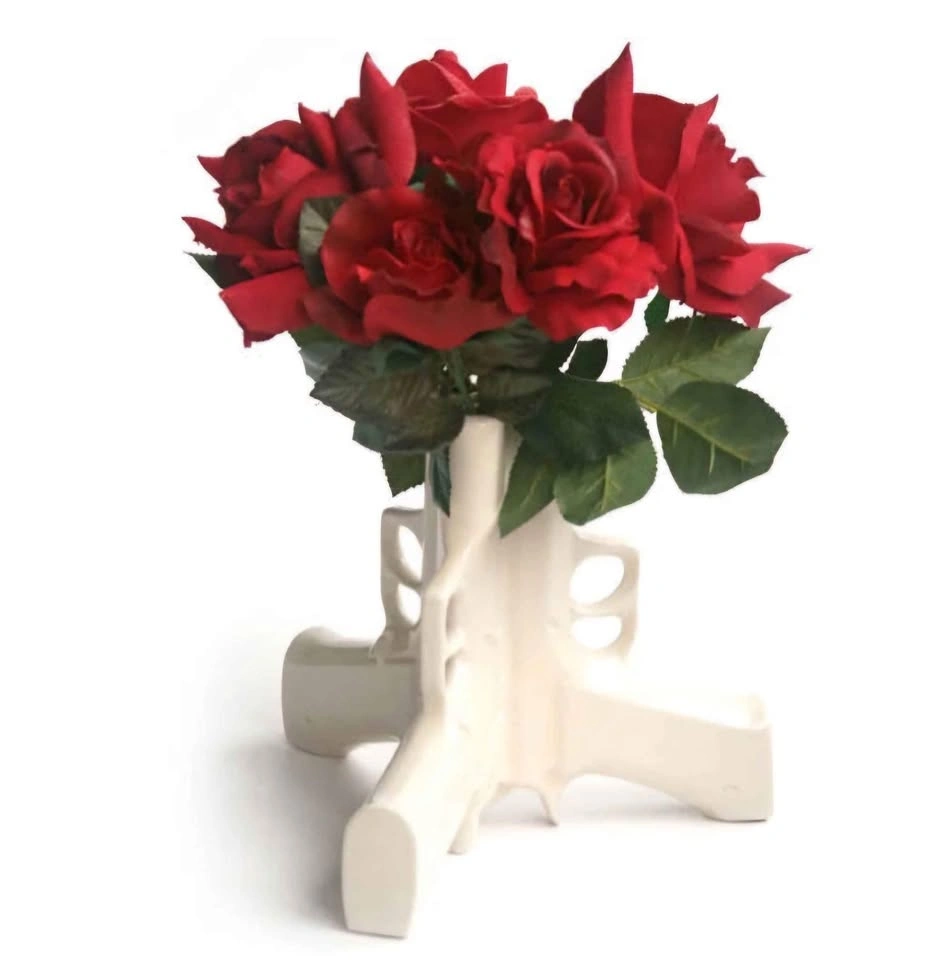 Best offer Rare vintage 3 gun/ pistol vase - photo 5