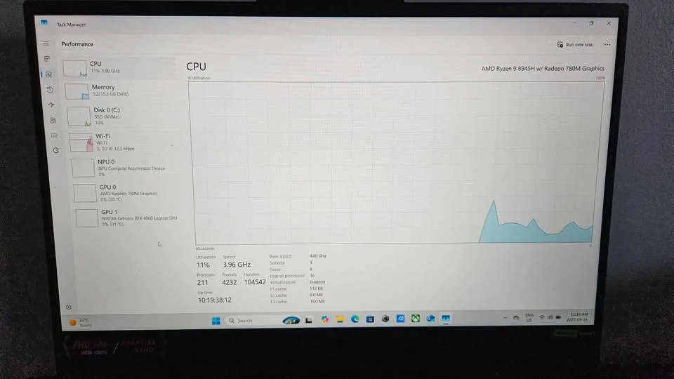 Asus Tuf A15 RTX 4060 - Ryzen 9 - 16GB DDR5 image indicator(3)