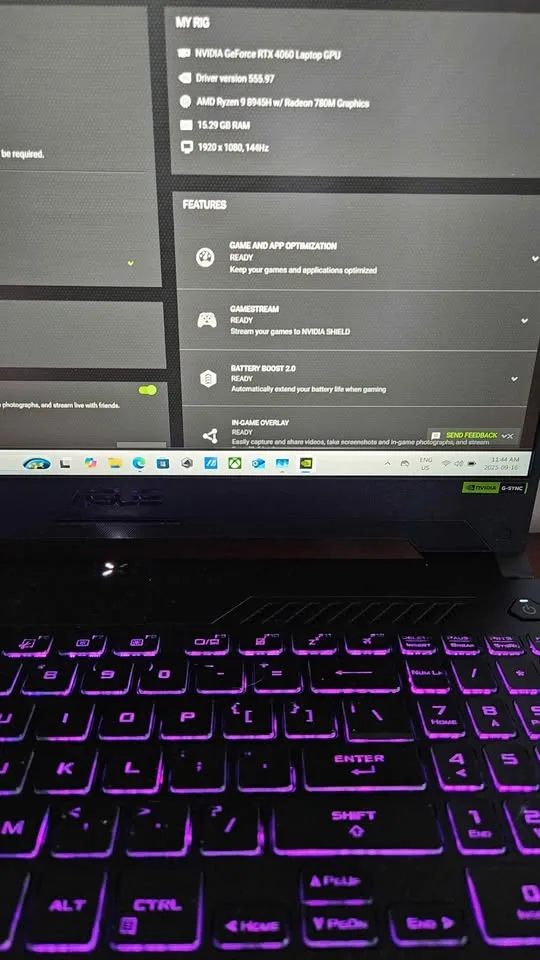 Asus Tuf A15 RTX 4060 - Ryzen 9 - 16GB DDR5 image indicator(7)