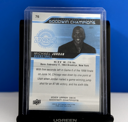 Michael Jordan Lot of 2 - 1990 Fun City Promo + 2023 Goodwin - photo 5