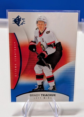 2025-26 SP Hockey Matthew Tkachuk Base & Brady Tkachuk Blue - photo 2