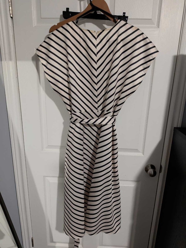 Dress Cream and black with pockets - photo 2
