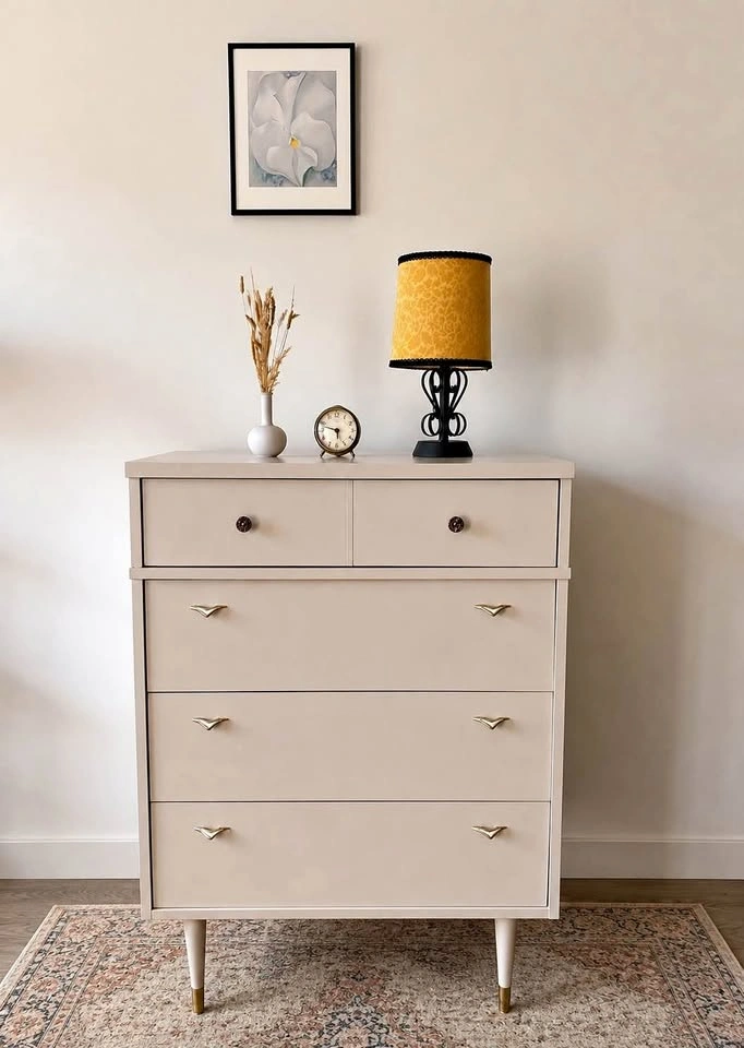 Vintage MCM Refinished Dresser — $475 CAD