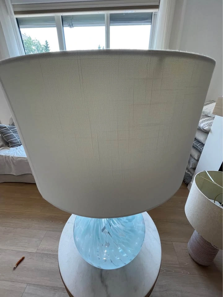 Blue Glass Table Lamp - photo 3