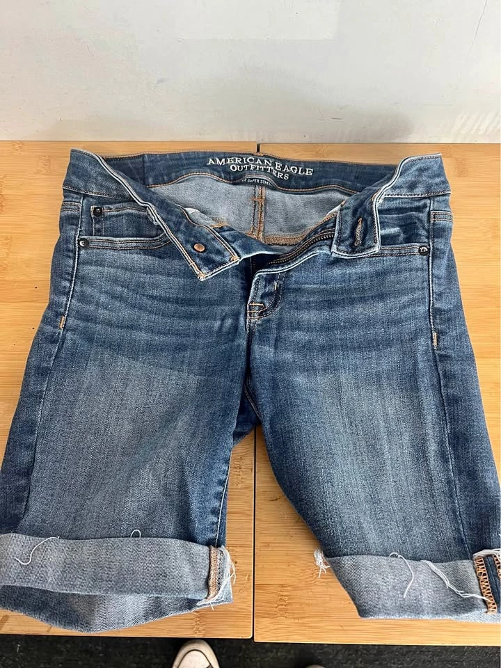 Denim shorts
