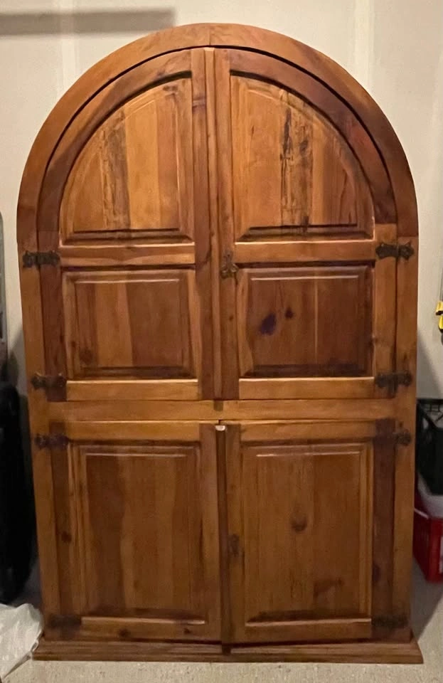 Rustic Solid Wood Armoire - photo 2