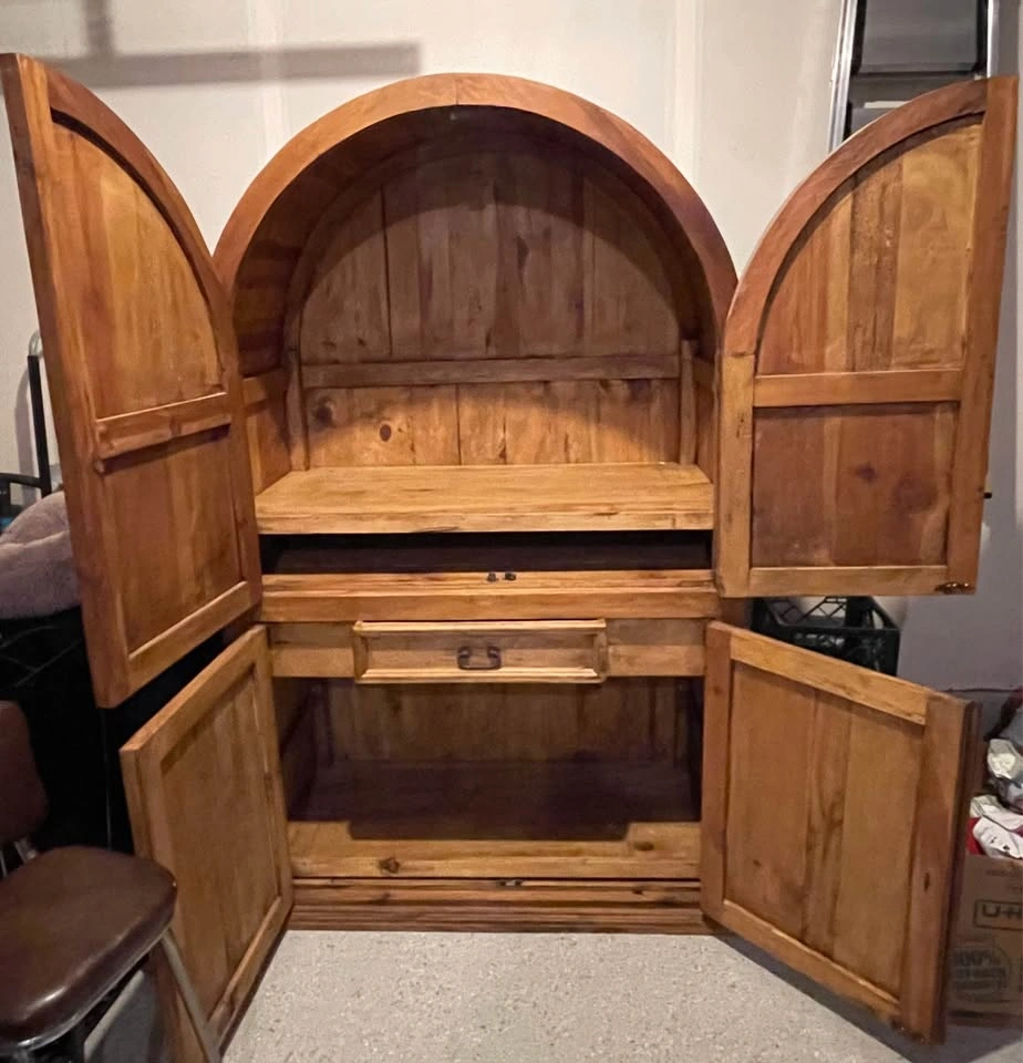 Rustic Solid Wood Armoire - photo 4