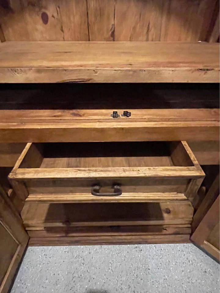 Rustic Solid Wood Armoire - photo 5