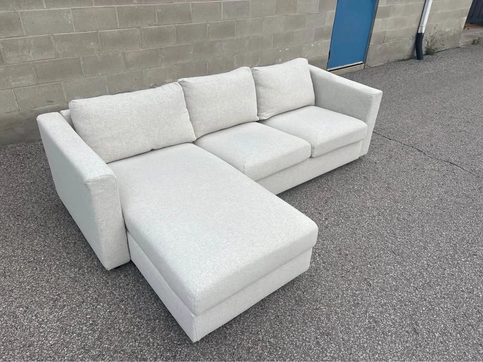 Cream IKEA Sectional Sofa with Storage - Delivery Available - photo 3