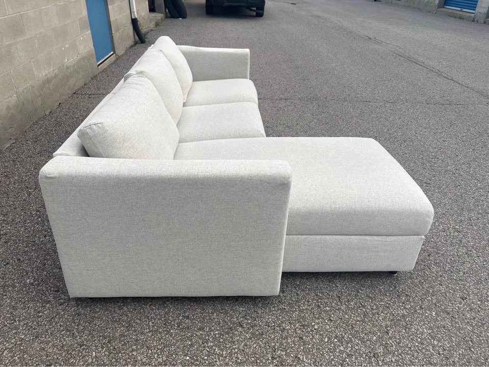 Cream IKEA Sectional Sofa with Storage - Delivery Available - photo 4