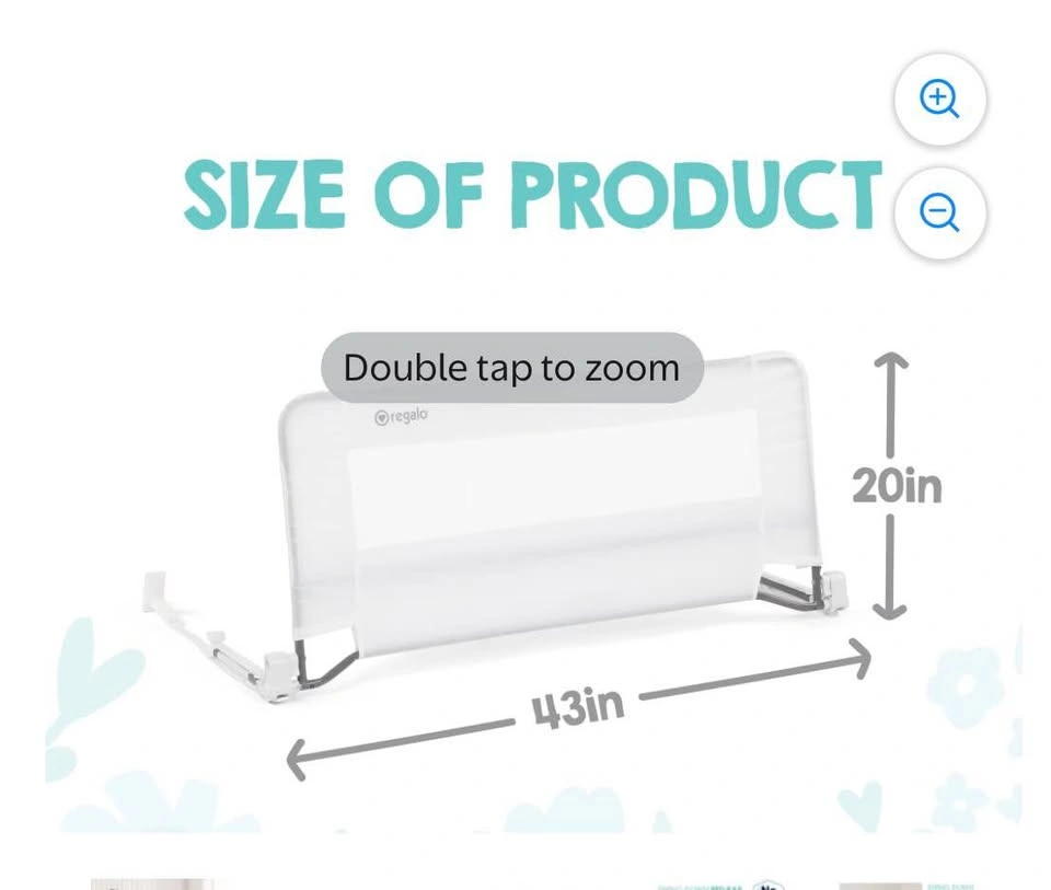 Regalo Swing Down Bed Rail - photo 2