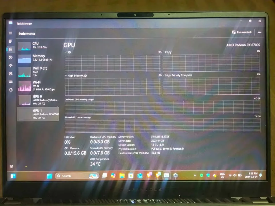 Asus Zephyrus G14 (2022) RX 6700S - Ryzen 9 - 24GB DDR5 image indicator(6)