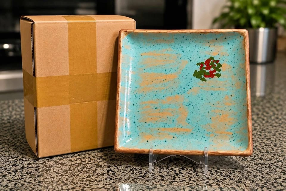 Handmade Persian Ceramic Side Plate – New