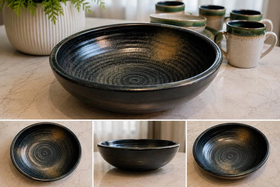 Mikasa Wild Green Stoneware Dinnerware Set – Brand New - photo 2