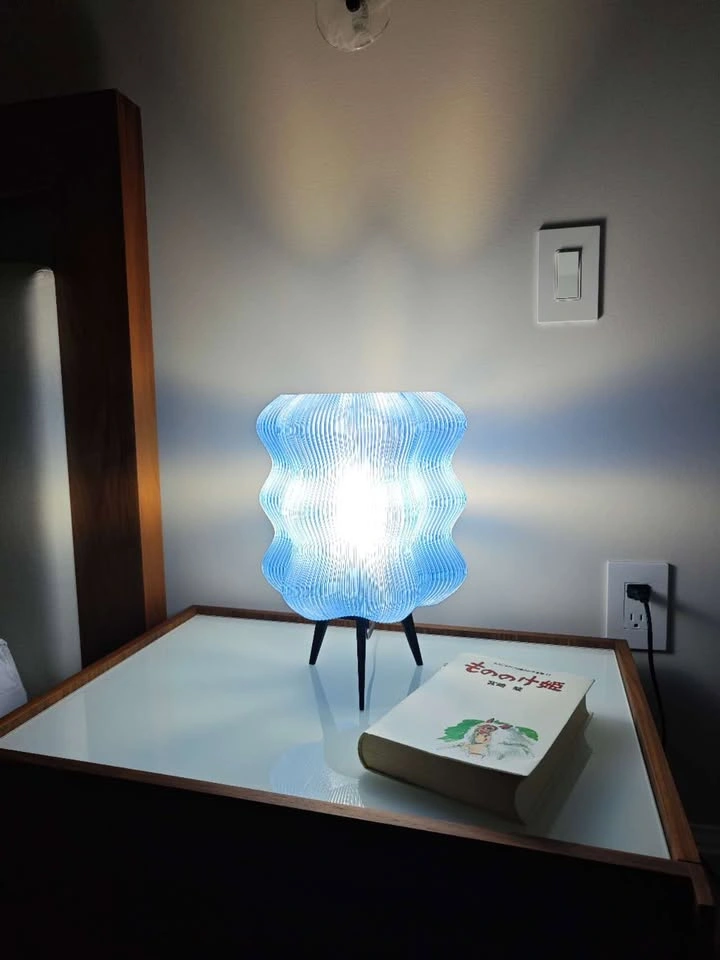 Modern Wavy Table Lamp - photo 2