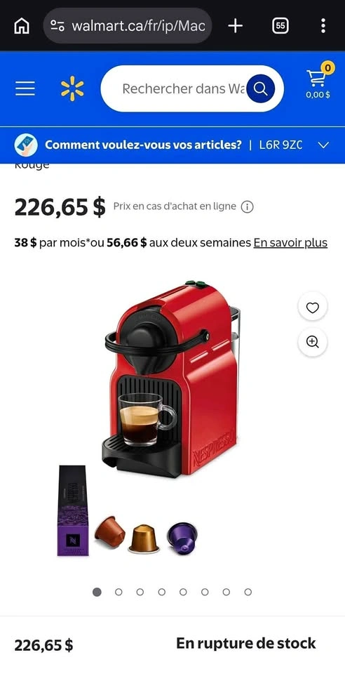 Nespresso Inissia Espresso Machine