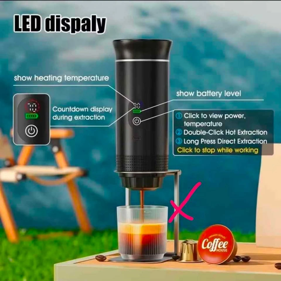 DENOKIN 3-in-1 Portable Espresso Machine - photo 3