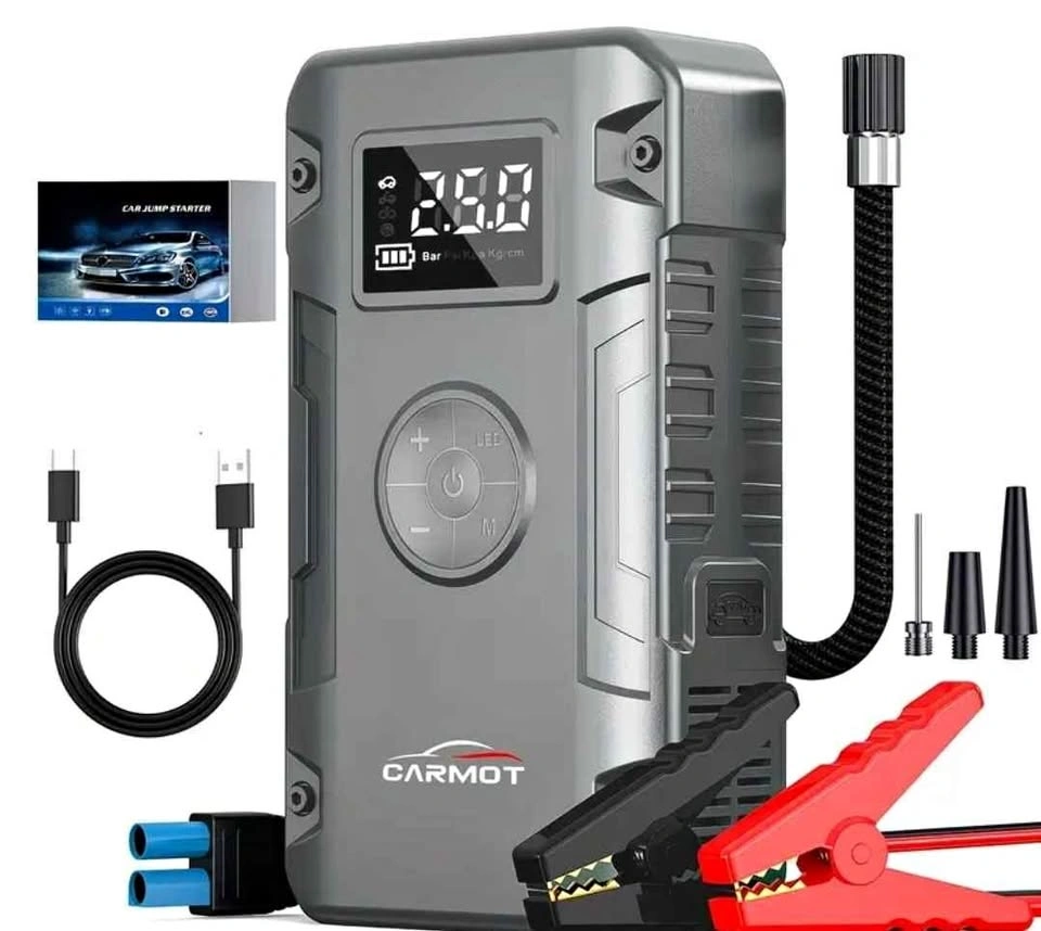 CARMOT Jump Starter & 150PSI Air Inflator