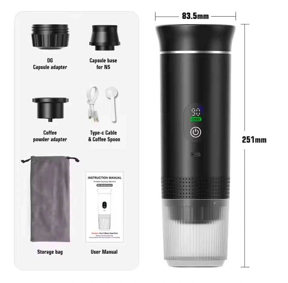 Portable Espresso Maker Hot Cold Brew 20Bar USB-C - photo 4