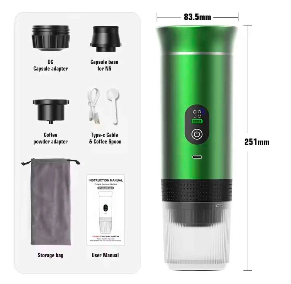 Portable Espresso Maker Hot Cold Brew 20Bar USB-C - photo 5