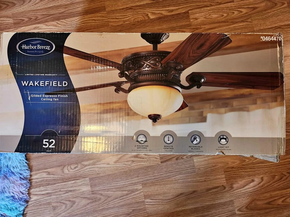 Harbor Breeze 52in Ceiling Fan in Espresso