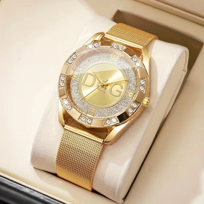 Women’s Gold Luxury Watch | Crystal Details | Brand New | HUMaur - photo 4