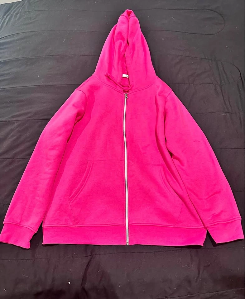 Pink Primark Cares Zip-Up Hoodie – XL