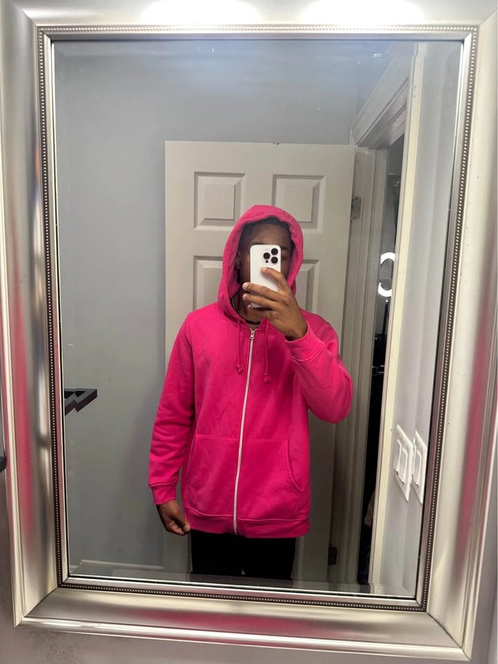 Pink Primark Cares Zip-Up Hoodie – XL - photo 2