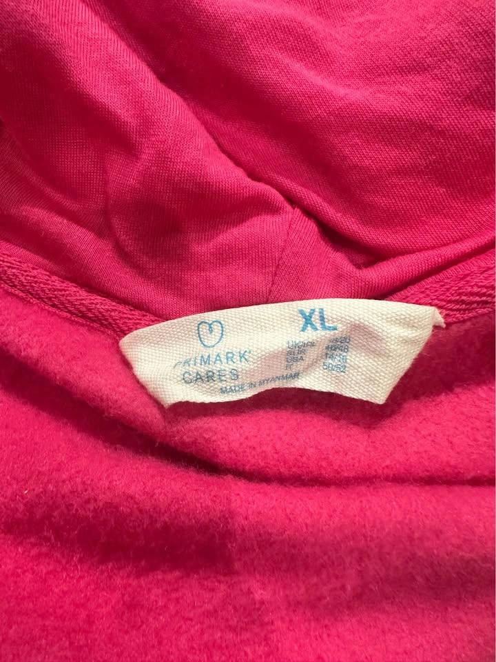Pink Primark Cares Zip-Up Hoodie – XL - photo 3