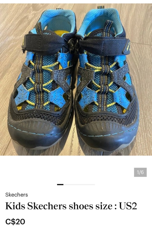 Skechers Kids Sandals Size 2
