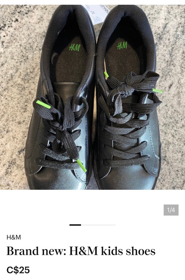 NEW : H&M Kids Shoes US5.5