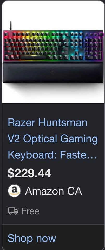Razer Huntsman V2 Optical Gaming Keyboard and mouse - photo 3