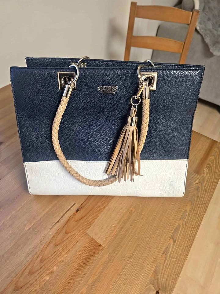 GUESS Colorblock Tote Bag - Excellent Condition