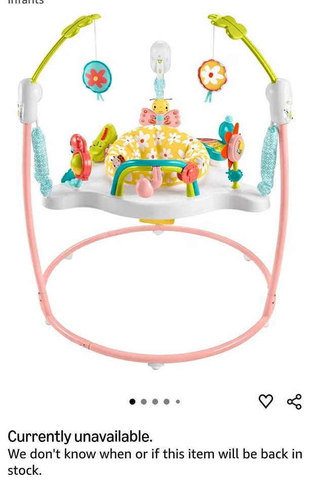 Fisher-Price Blooming Fun Jumperoo Activity Center