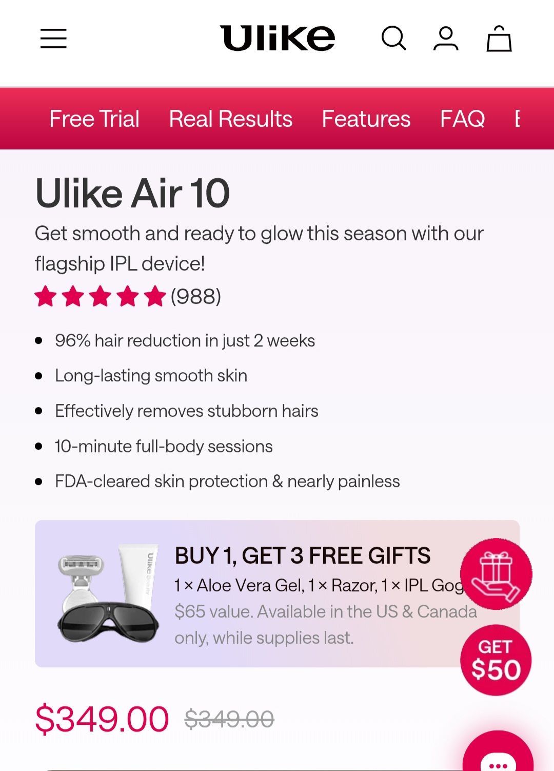 Ulike Air 10 Hair removal - photo 4