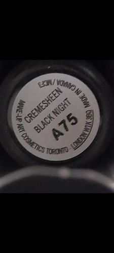 MAC Cremesheen Lipstick Black Night A75 Full Size - photo 2