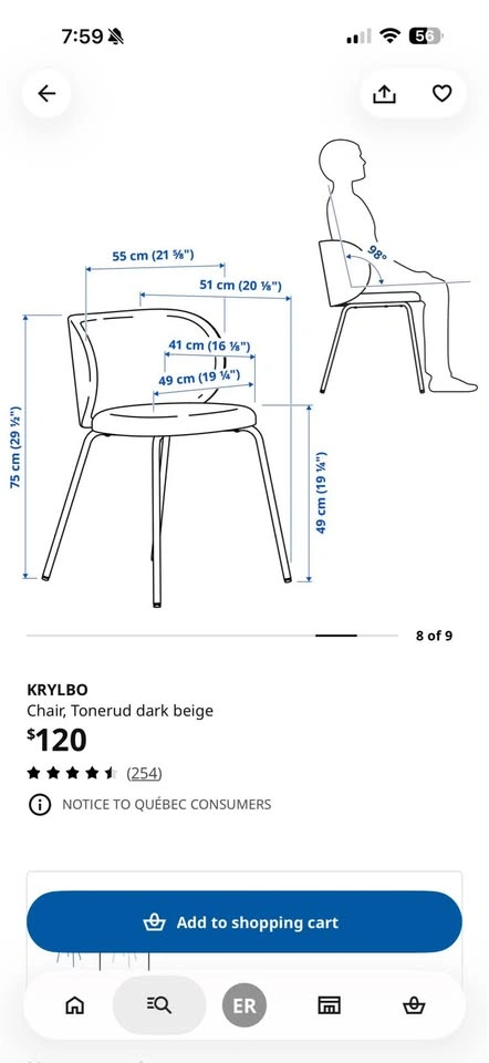 Chair dining ($80 each) - photo 2