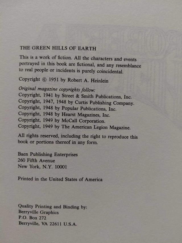 Robert A. Heinlein The Green Hills of Earth - photo 3