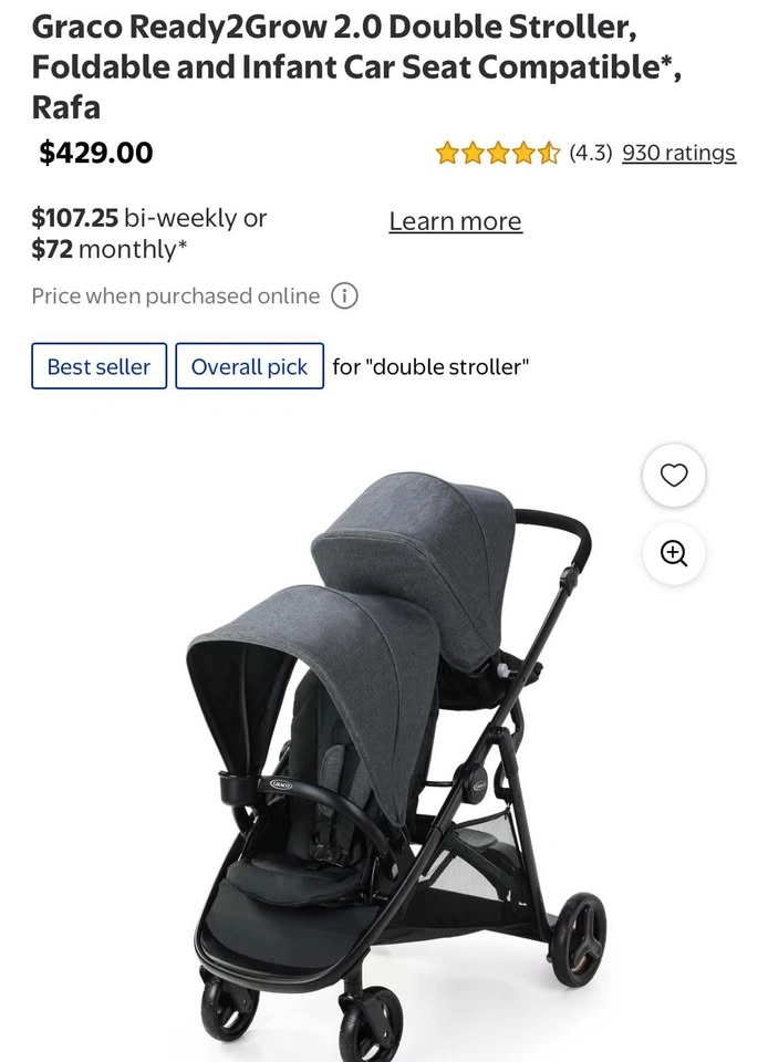 Brand New Graco Ready2Grow 2.0 Double Stroller - photo 2