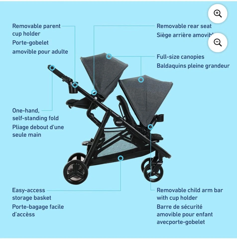Brand New Graco Ready2Grow 2.0 Double Stroller - photo 3