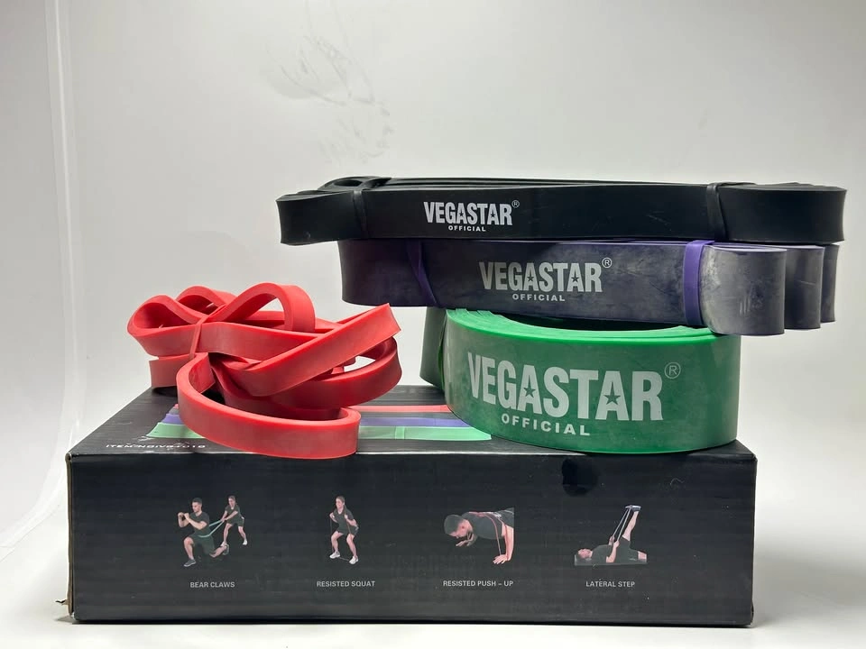 VEGASTAR Pull Up Assist Band Set – 5 Levels – Brand New Sealed - photo 2