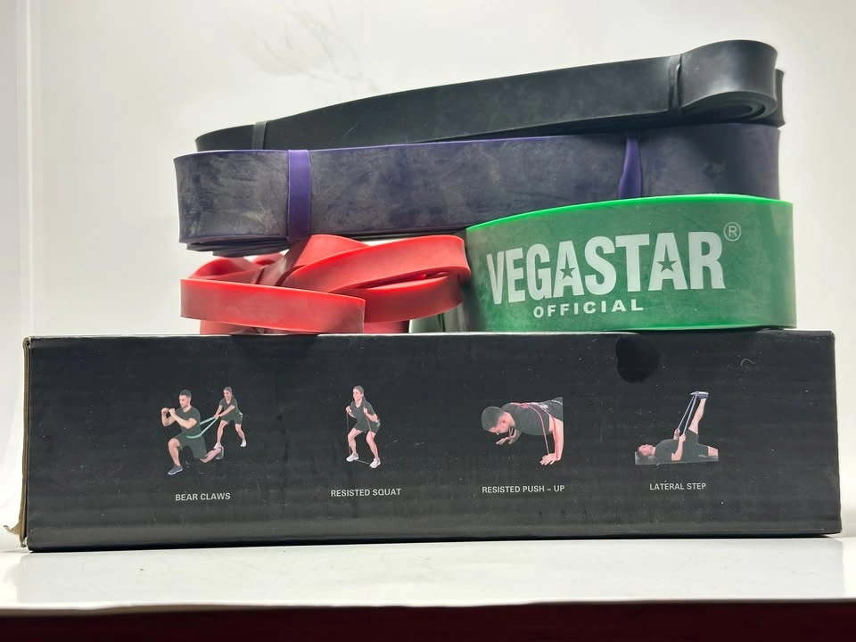 VEGASTAR Pull Up Assist Band Set – 5 Levels – Brand New Sealed - photo 4